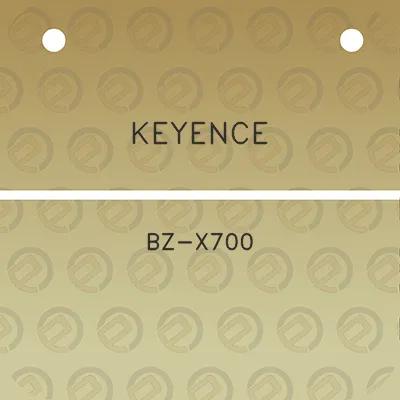 keyence-bz-x700