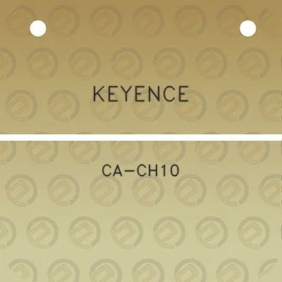 keyence-ca-ch10