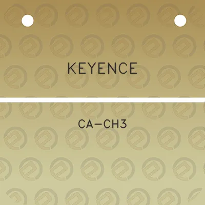 keyence-ca-ch3