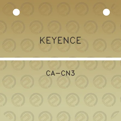 keyence-ca-cn3