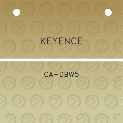 keyence-ca-dbw5