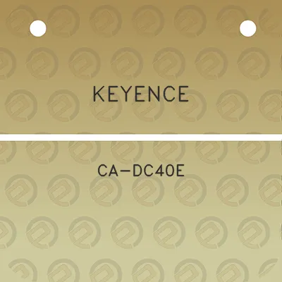 keyence-ca-dc40e