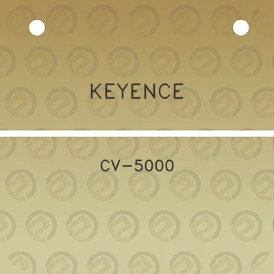 keyence-cv-5000