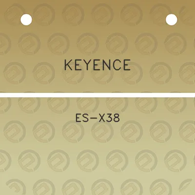 keyence-es-x38