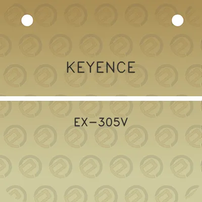 keyence-ex-305v