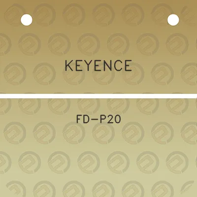 keyence-fd-p20