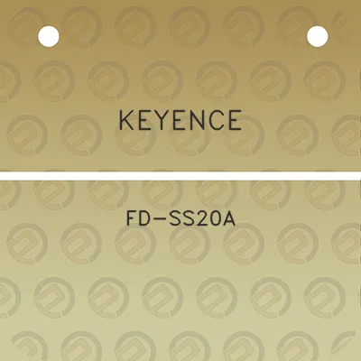 keyence-fd-ss20a