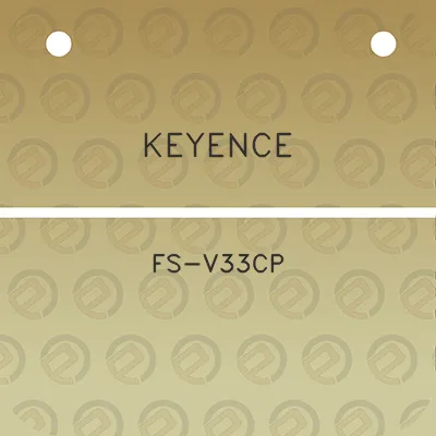 keyence-fs-v33cp