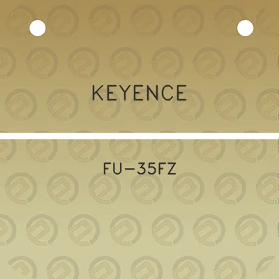 keyence-fu-35fz