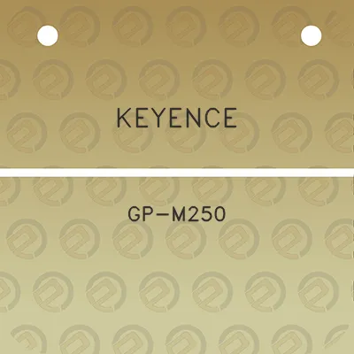 keyence-gp-m250