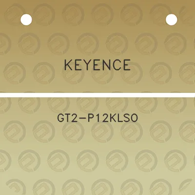 keyence-gt2-p12klso