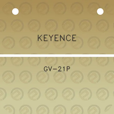 keyence-gv-21p