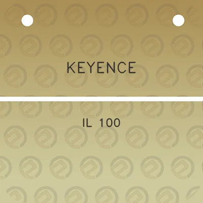 keyence-il-100