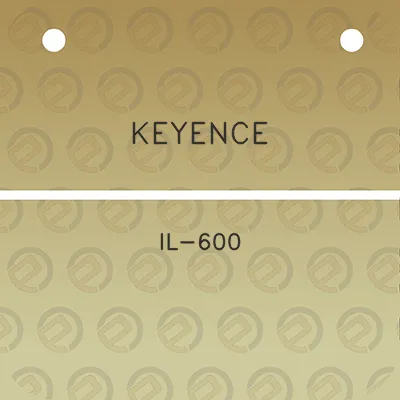 keyence-il-600