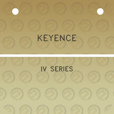 keyence-iv-series