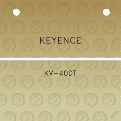 keyence-kv-40dt