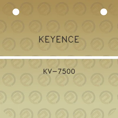 keyence-kv-7500