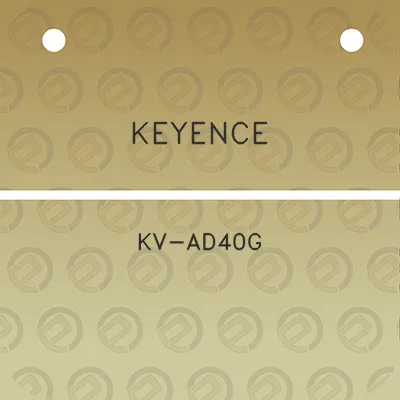 keyence-kv-ad40g