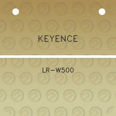 keyence-lr-w500