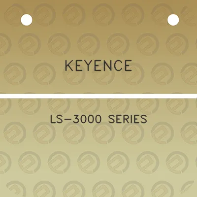 keyence-ls-3000-series