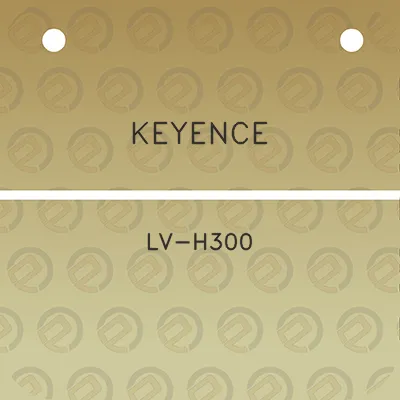 keyence-lv-h300