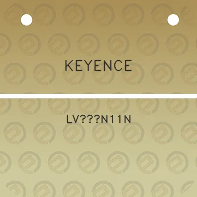 keyence-lvn11n