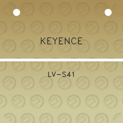 keyence-lv-s41