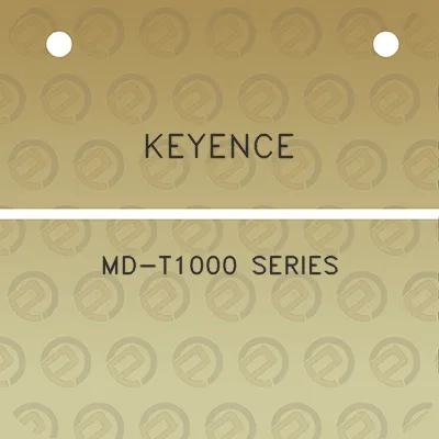 keyence-md-t1000-series