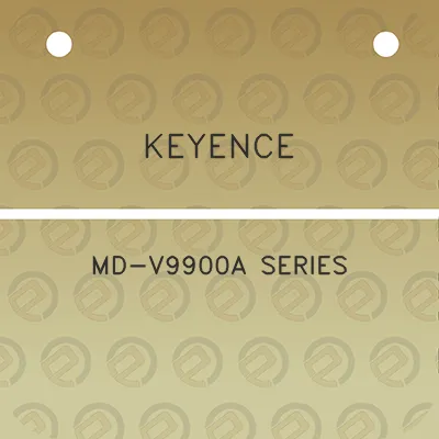 keyence-md-v9900a-series