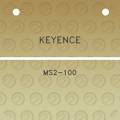 keyence-ms2-100