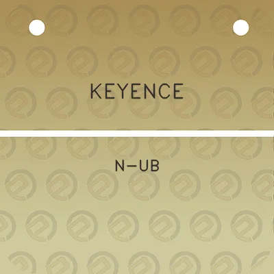 keyence-n-ub