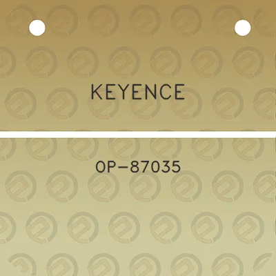 keyence-op-87035