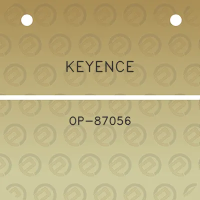 keyence-op-87056