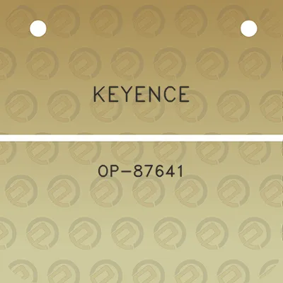 keyence-op-87641