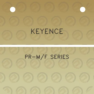 keyence-pr-mf-series