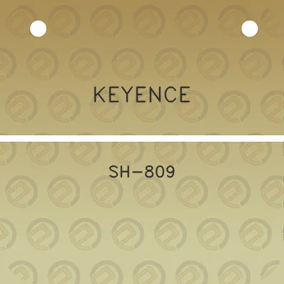 keyence-sh-809