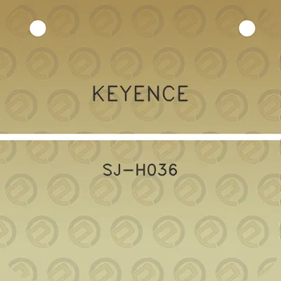 keyence-sj-h036