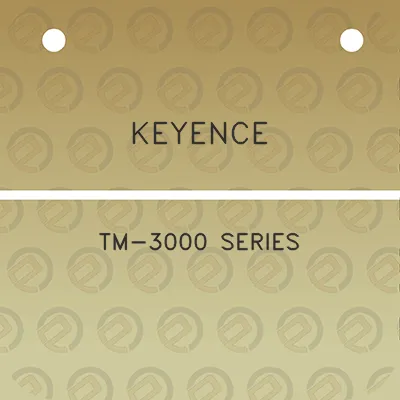 keyence-tm-3000-series