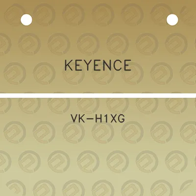 keyence-vk-h1xg