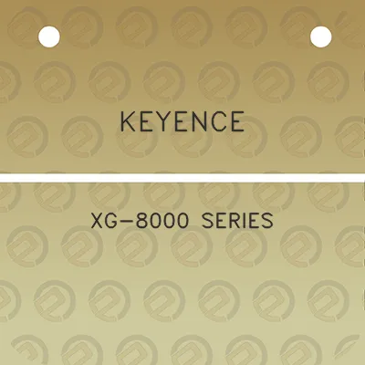 keyence-xg-8000-series