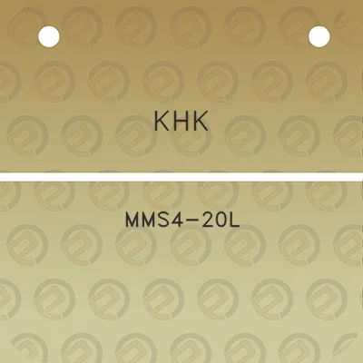 khk-mms4-20l