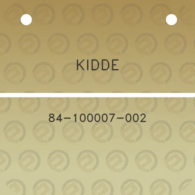 kidde-84-100007-002