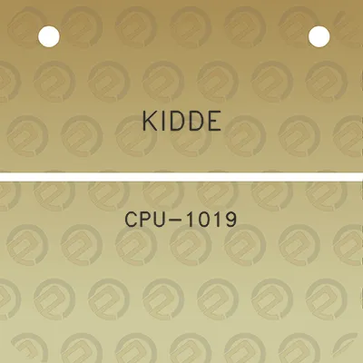 kidde-cpu-1019