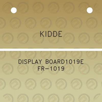 kidde-display-board1019e-fr-1019