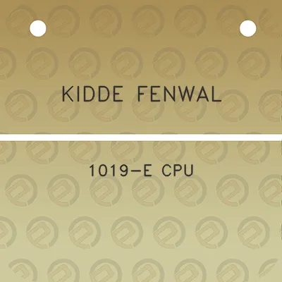 kidde-fenwal-1019-e-cpu