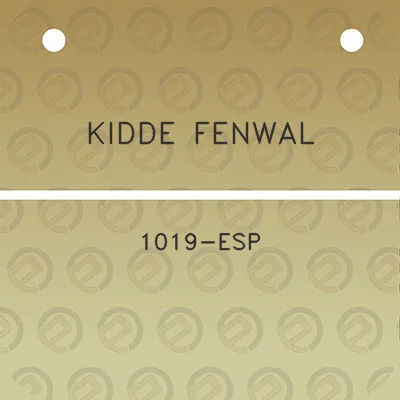 kidde-fenwal-1019-esp