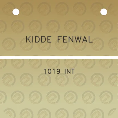 kidde-fenwal-1019-int