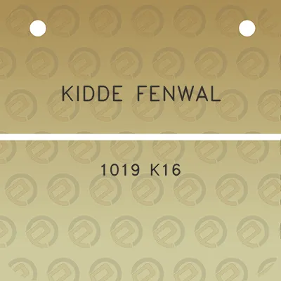 kidde-fenwal-1019-k16