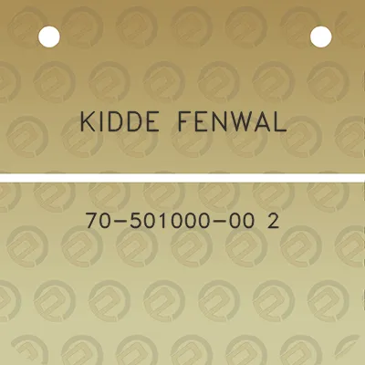 kidde-fenwal-70-501000-00-2