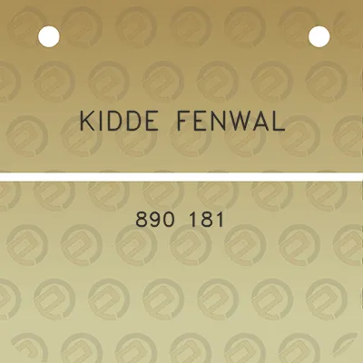 kidde-fenwal-890-181